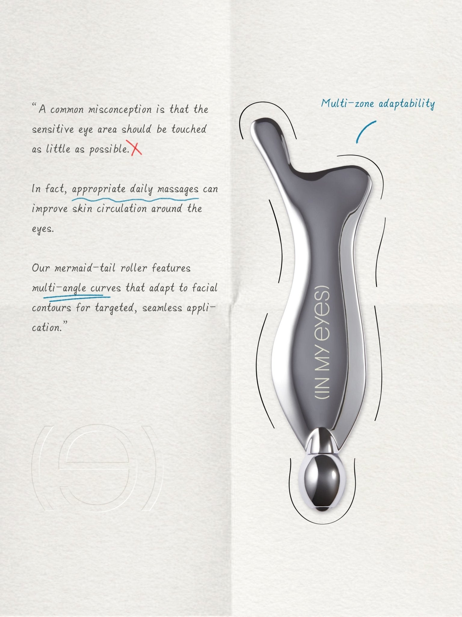 (ocean eyes) Eye Care + Massage Set - IN MY EYES